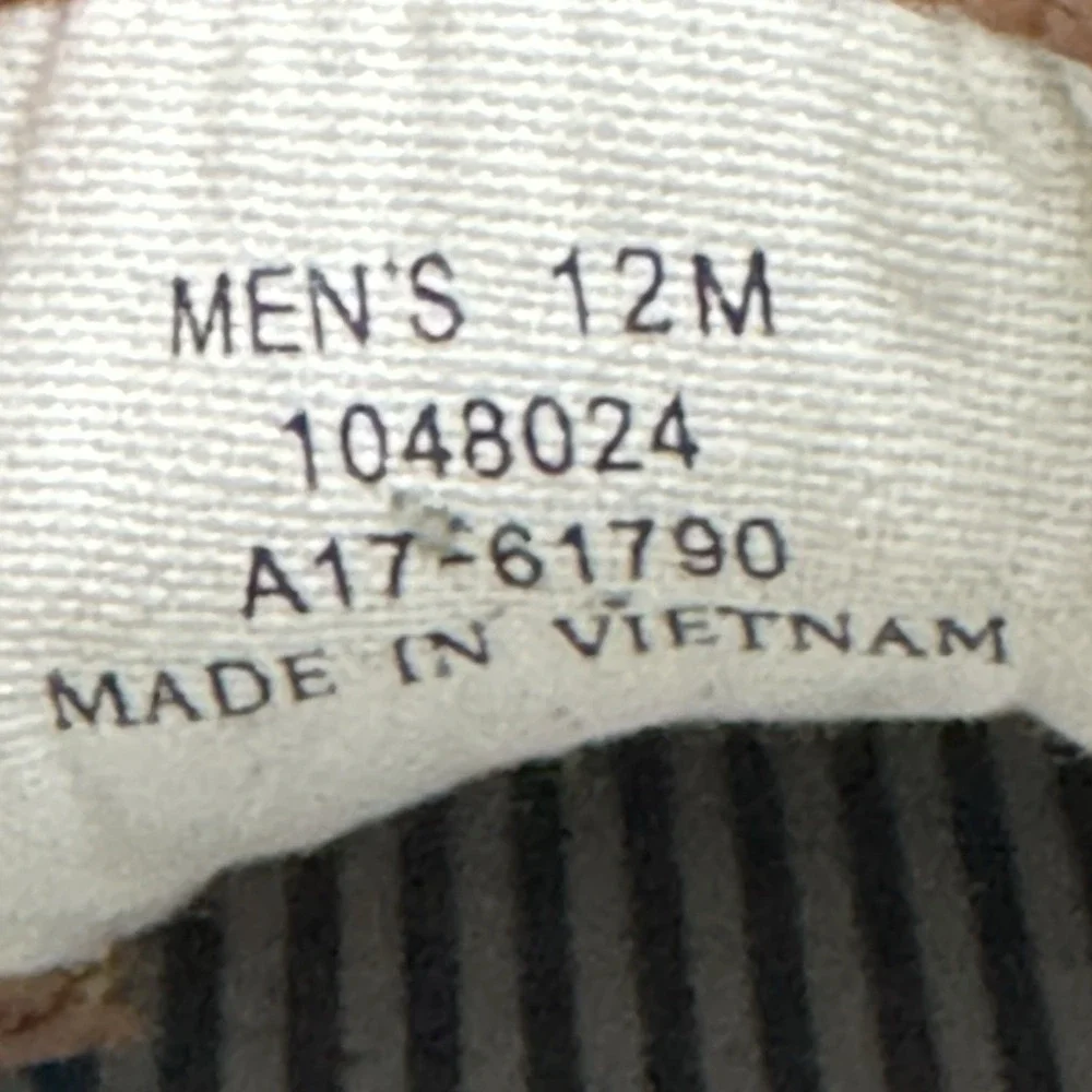 Sperry Men's Striper II Nautical BLUE WASHABLE - US 12M Vintage Boat Shoes Yaght